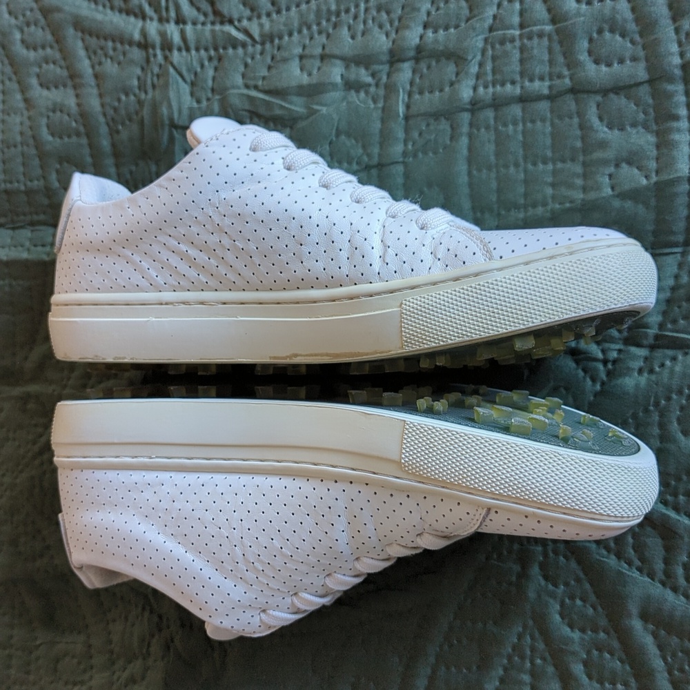 G/FORE Women’s Perforated Durf / Disruptor Golf Shoes - White Leather Size 7 - Picture 4 of 13